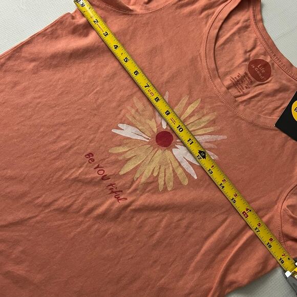 Life is Good Crusher Scoop T Shirt Be You Tiful Women Size Medium NEW - Picture 4 of 8